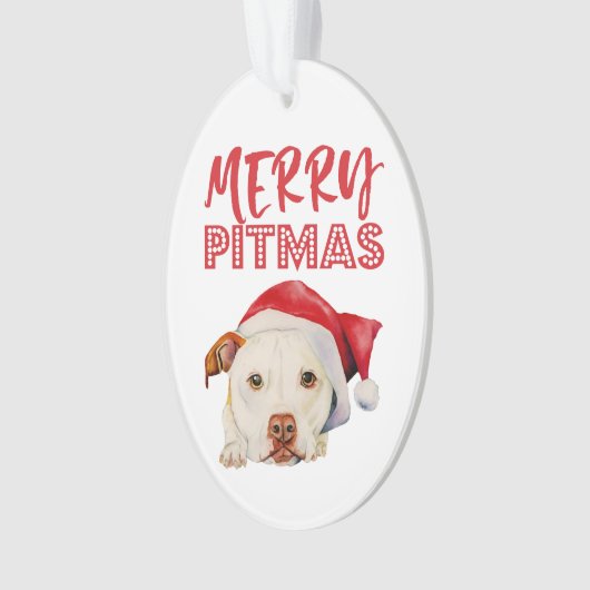 Fröhliches Pitmas | Sankt Ornament (Vorderseite)