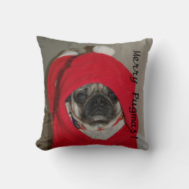 Fröhliches Pugmas! Kissen