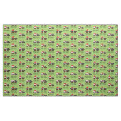 Fröhliches Pugmas Mops-Sankt-Mops-Ren-Gewebe Stoff (Yard (91,4 cm))
