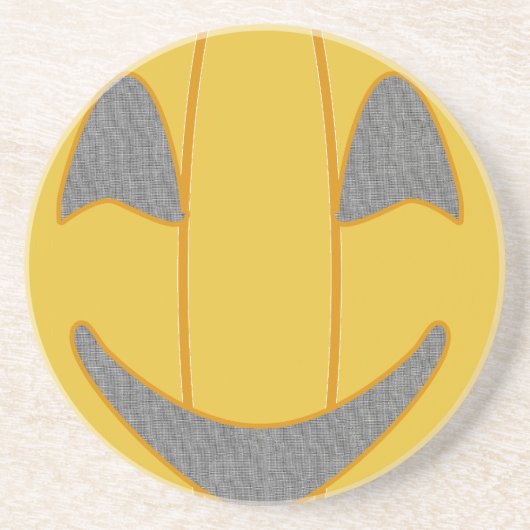 Fröhliches Pumkin Costume Design Halloween Orange Getränkeuntersetzer (Vorne)