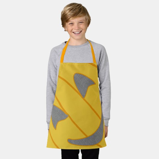 Fröhliches Pumkin Costume Design Halloween Orange Schürze (Getragen)