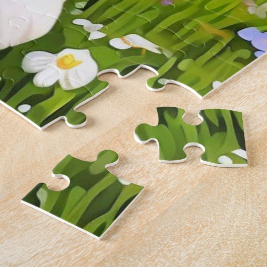 Fröhliches Puppy-Puzzle Puzzle (Seite)