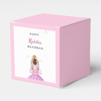 fröhliches Rakhi, Rakshabandhan, indisches Festiva Geschenkschachtel