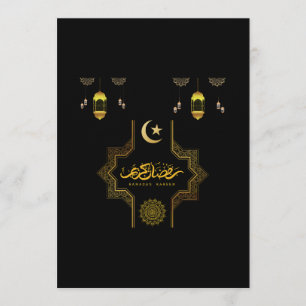 Fröhliches Ramadan Kareem -Eid Mubarak Wünsche  Fe Einladung