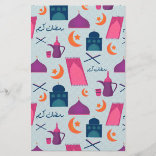 Fröhliches Ramadan-Muster Briefpapier