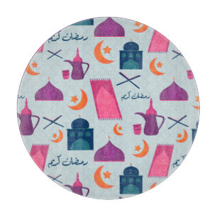Fröhliches Ramadan-Muster Schneidebrett