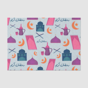 Fröhliches Ramadan-Muster Seidenpapier