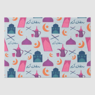 Fröhliches Ramadan-Muster Seidenpapier