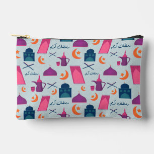 Fröhliches Ramadan-Muster Zubehörtasche