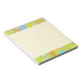 Fröhliches Randdesign Notepad Notizblock (angewinkelt)