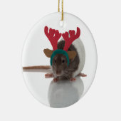 Fröhliches Ratmas Keramik Ornament (Rechts)