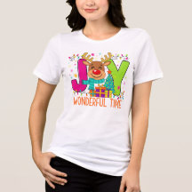 "Fröhliches Rentier Weihnachts T-Shirt"