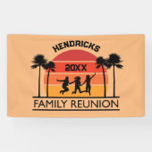 Fröhliches, Retro-Wiedersehen-Begrüßungsbanner Banner (Horizontal)