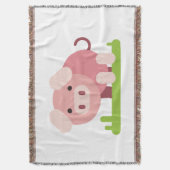 Fröhliches Rosa Decke (Vorderseite Vertikal)