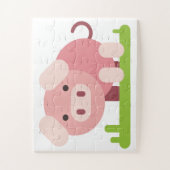 Fröhliches Rosa Puzzle (Vertikal)