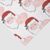 Fröhliches Rosa und Roter Weihnachtsmann | HO Seidenpapier (Ausschnitt)