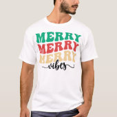 Fröhliches Shirt, frohe Weihnachten Shirt, Festlic T-Shirt (Vorderseite)