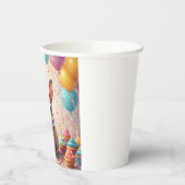 Fröhliches Sonnenfest mit Cupcakes Pappbecher (Links)