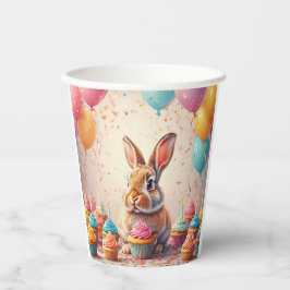 Fröhliches Sonnenfest mit Cupcakes Pappbecher