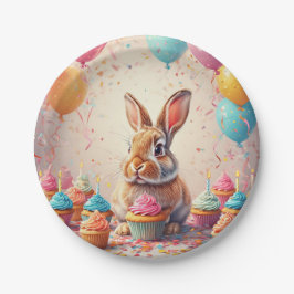 Fröhliches Sonnenfest mit Cupcakes Pappteller