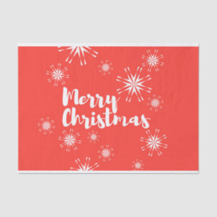 fröhliches, spielerisches Design frohe Weihnachten Seidenpapier