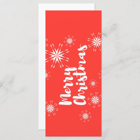 fröhliches, spielerisches Design von "Frohe Weihna (Vorne/Hinten)