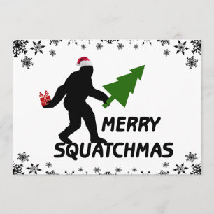 Fröhliches Squatchmas Einladung