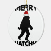 Fröhliches Squatchmas Keramik Ornament (Links)