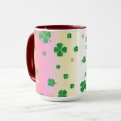 Fröhliches St. Patrick's Day Regenbogen-Wrap-Desig Tasse (Vorderseite Links)