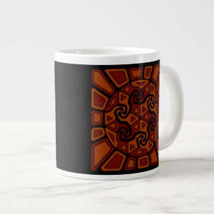 fröhliches Sun Design Jumbo-Tasse