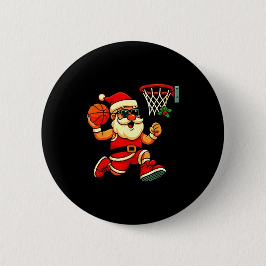 Fröhliches Swishmas hässlicher Weihnachtspullover Button (Vorderseite)