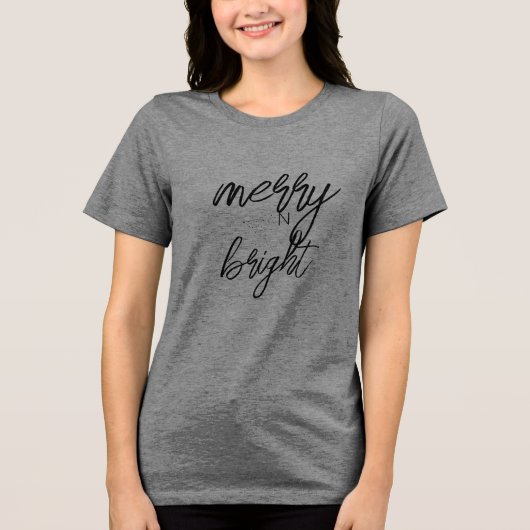FRÖHLICHES T-SHIRT Tri-Blend SHIRT (Vorderseite)