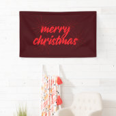 fröhliches, trendiges Design "Frohe Weihnachten" Banner (Insitu)