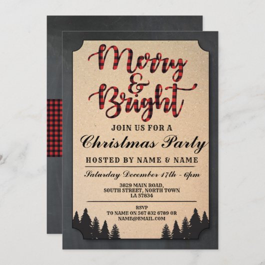 Fröhliches u. helles einladung (Vorne/Hinten)