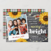 Fröhliches und helles Rustikales Foto Weihnachten (Vorne/Hinten)