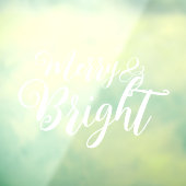 Fröhliches und helles Weihnachtsfenster Fensteraufkleber (Blatt 3)