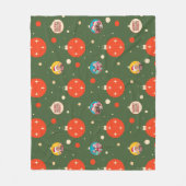 Fröhliches und helles Weihnachtsfest-Foto Fleecedecke (Vorderseite)