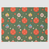 Fröhliches und helles Weihnachtsfest-Foto Seidenpapier (Vorderseite)