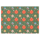 Fröhliches und helles Weihnachtsfest-Foto Tischdecke (Vorderseite (Horizontal))