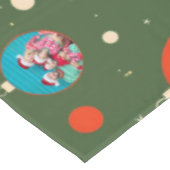 Fröhliches und helles Weihnachtsfest-Foto Tischdecke (Schrägansicht)