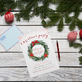 Fröhliches und helles Weihnachtsfest-Party Einladung
