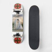 Fröhliches Valentinisches Foto Skateboard (Vorderseite)