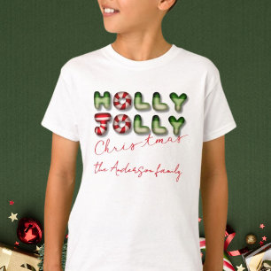 Fröhliches Weihnachten 3D Optik passend für Kinder T-Shirt