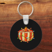 Fröhliches Weihnachten Buch Ornamente Buchliebhabe Schlüsselanhänger (Vorderseite)