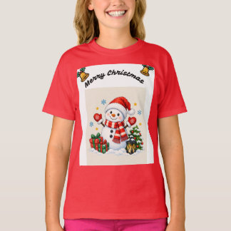 Fröhliches Weihnachten Festliches T-Shirt – Cute