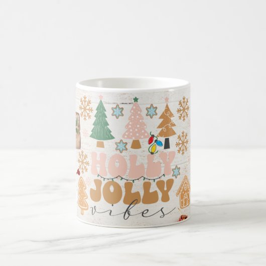 fröhliches Weihnachten mit Candy Canes Geschenken Kaffeetasse (Mittel)