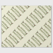 Fröhliches Weihnachten oder so Geschenkpapier (Flach)