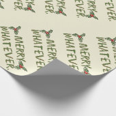 Fröhliches Weihnachten oder so Geschenkpapier (Ecke)