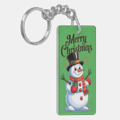 Fröhliches Weihnachten Schlüsselanhänger (Vorderseite links)