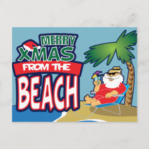FRÖHLICHES Weihnachten von der STRAND Postkarte